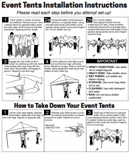 Event Tent Installation